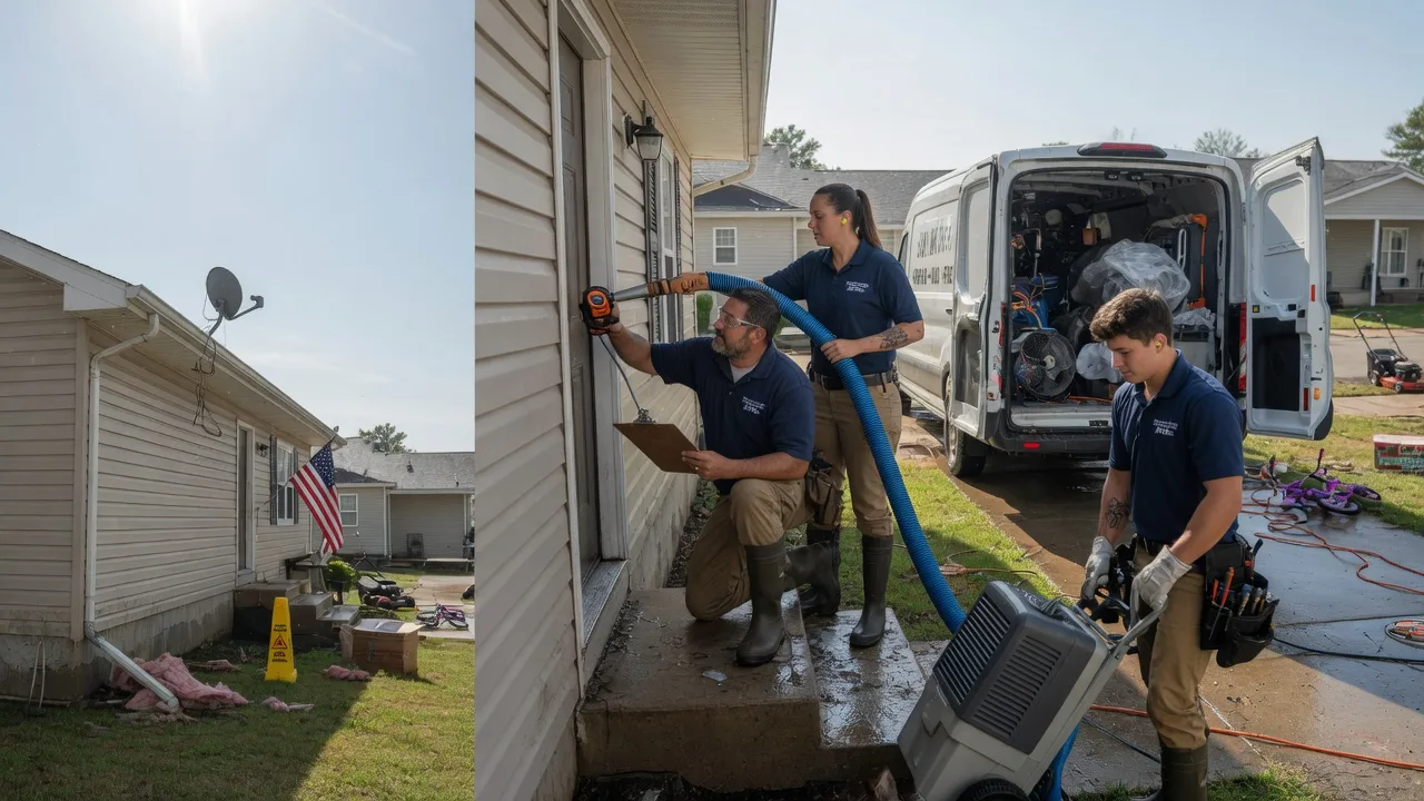 Ceiling Water Damage Restoration in Bloomfield, IA near me